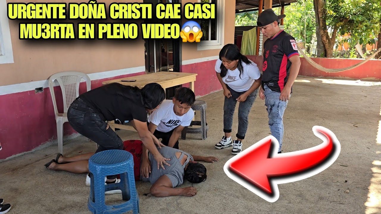 URGENTE Doña CRISTI Cae Sin V1DA En Pleno Video, Se Desm4yo Quedando Inc0nsiente😱