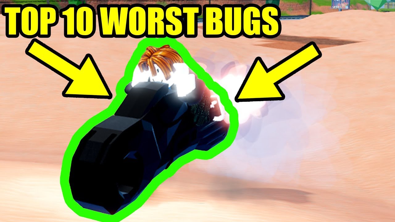 TOP 10 WORST BUGS in Roblox Jailbreak