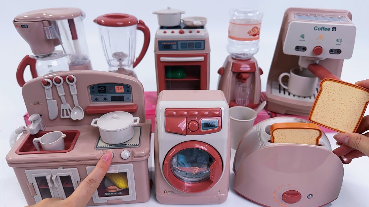 🐰toy asmr🐰 Automatic Kitchen Appliance Playset ASMR Satisfying with Unboxing No Talking Review Toy