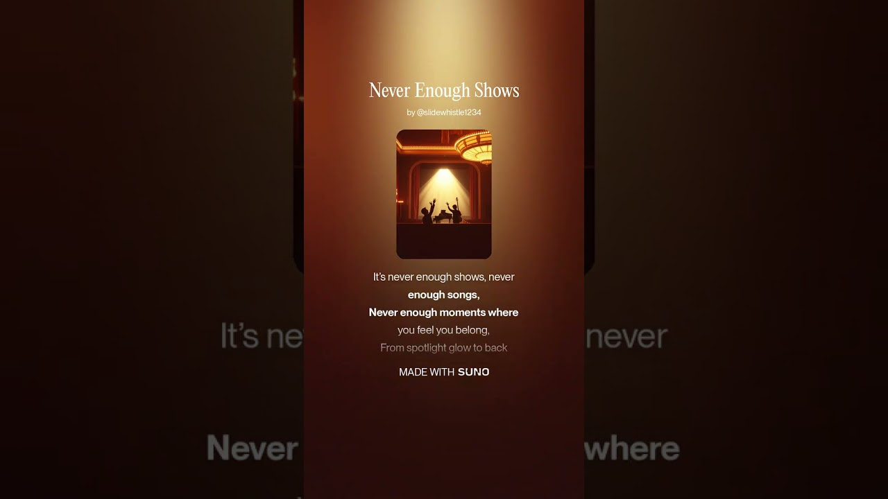 Never Enough Shows