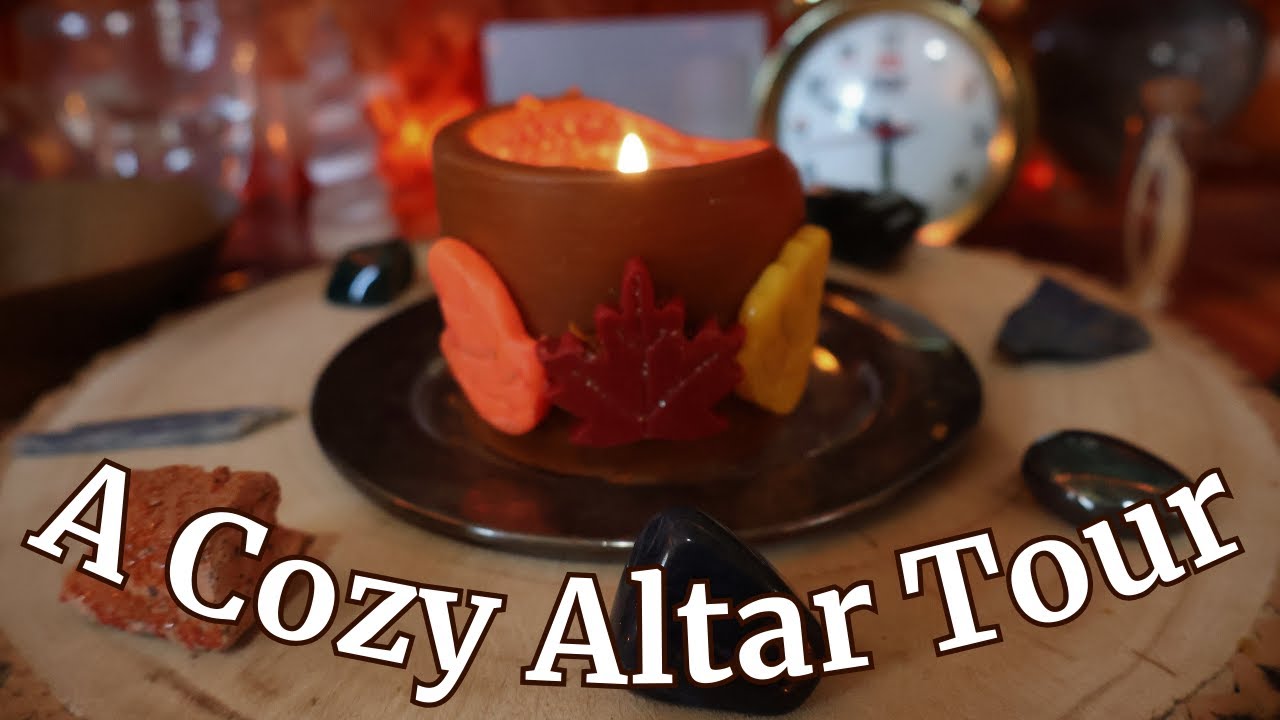 Cozy Samhain & Faery altar tour + Witchy Decor 