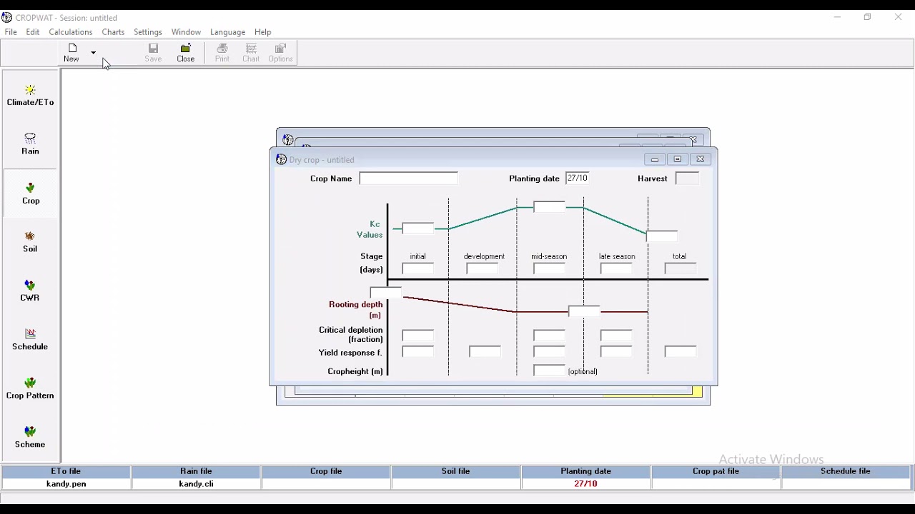Basic Guide on Using CLIMWAT and CROPWAT