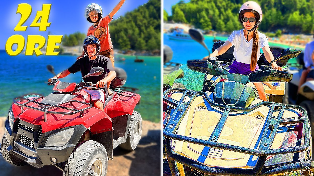 24 ORE cu ATV-UL🏍 în GRECIA🌴/ Cel mai tare CHALLENGE‼
