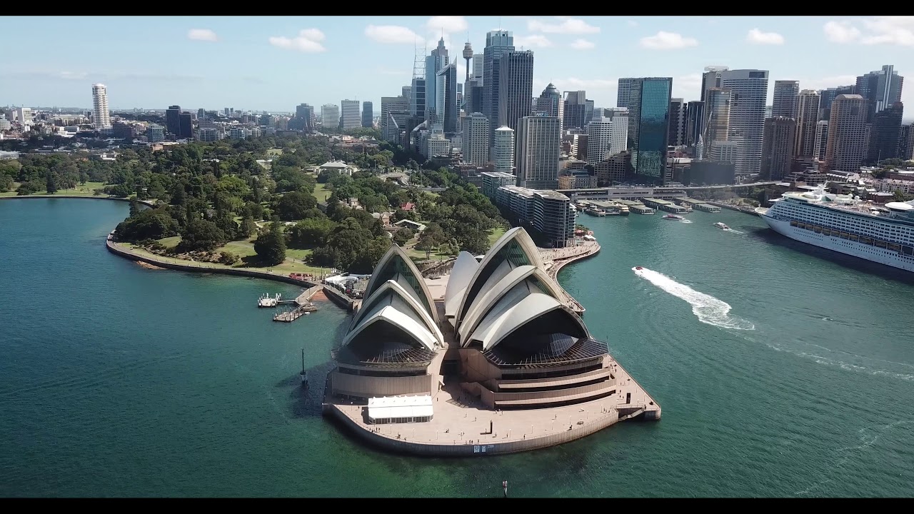 Australia Sydney Opera House DJI Drone 4K UHD