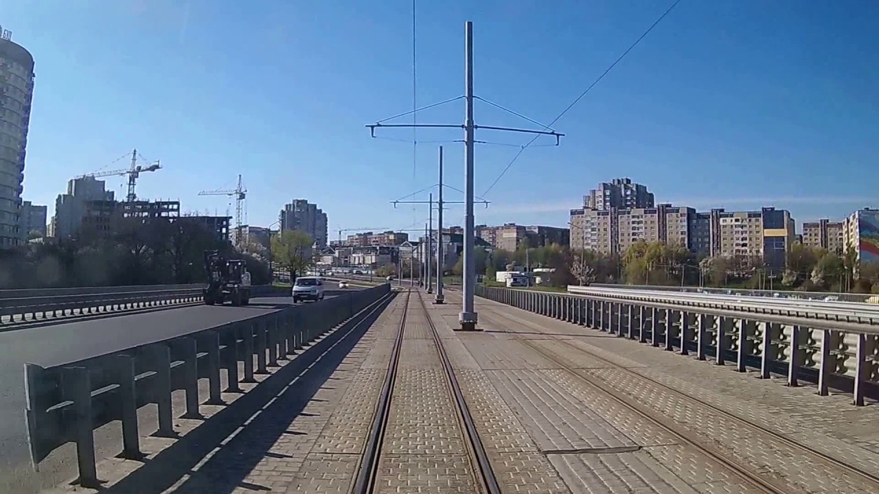 Львів | трамвай 8 | вул.Вернадського - пл.Соборна  | Tatra KT4SU