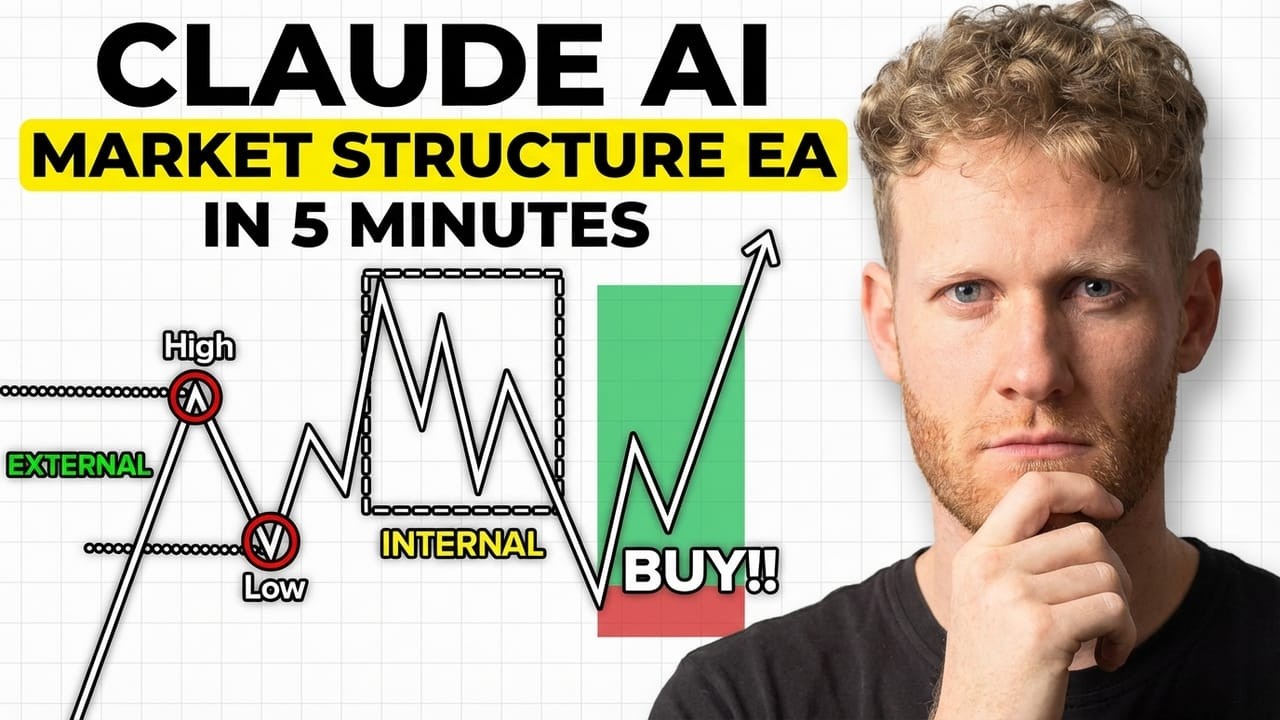 Copy My Prompts: Claude AI Codes a 5 Year Profitable MetaTrader 5 EA (Stepby-by-step)