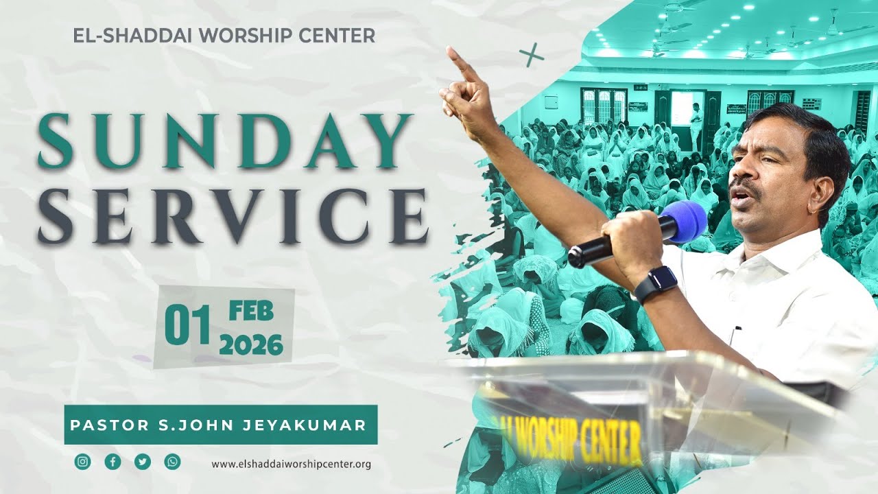 Sunday Second Service | 01-02-2026 | 🔴 Live