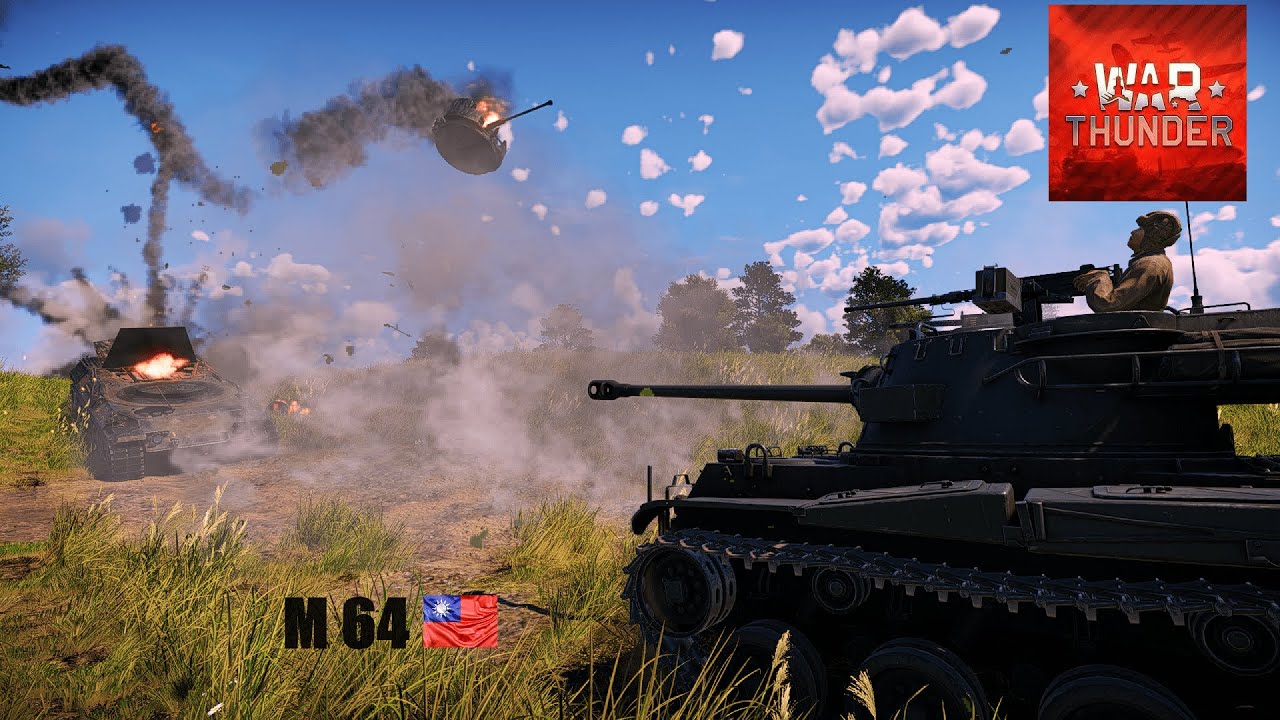 WarThunder | Тайваньский легкий танк | M64 | 10 фрагов на карте 