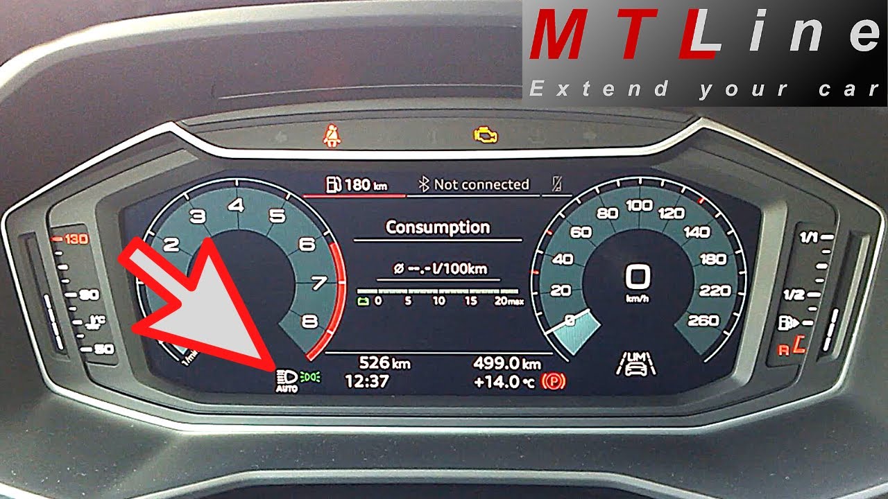 Audi A1 - automatic High Beam Assist activation - samodejna vključitev High Beam Assist sistema