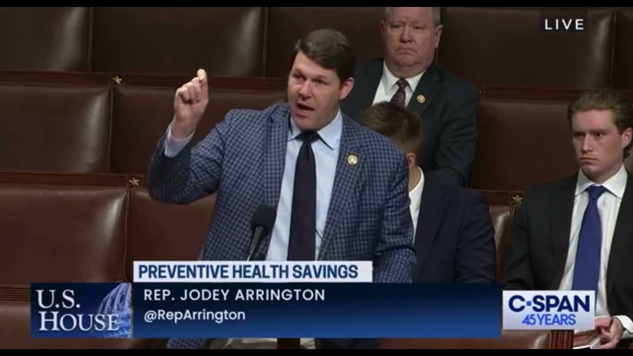 Chairman Jodey Arrington Delivers Statement of Support During Floor Debate on H.R. 766