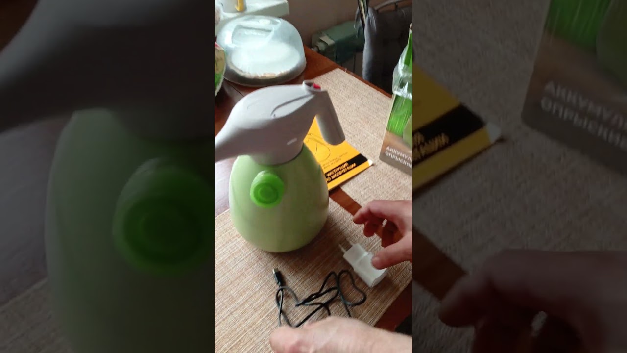 Распаковка с маркетплейса.Опрыскиватель аккумуляторный.