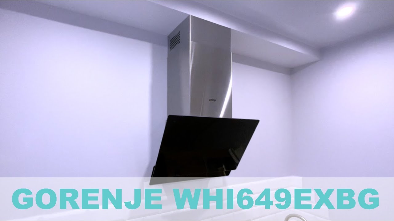 Вытяжка Gorenje WHI649EXBG. Распаковка, обзор, тест на шум, сравнение с Bosch DWA06E650.