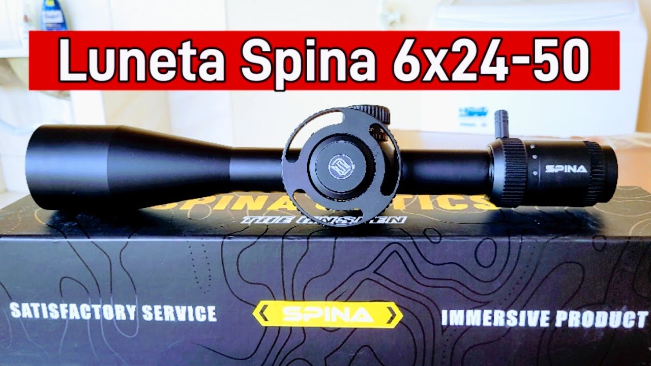 Chegou minha luneta Spina 6x24-50 muita qualidade e baixo preço