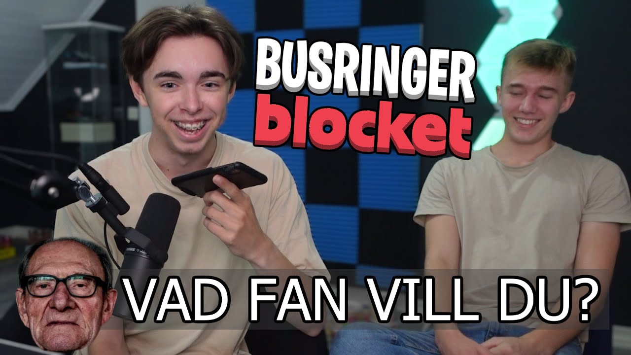 BUSRINGER P&Aring; BLOCKET🤣 *HAHA*