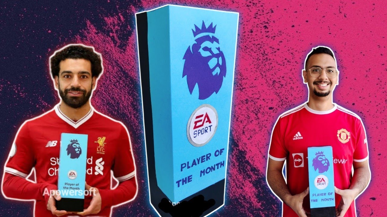 Как сделать игрока месяца Премьер-лиги из бумаги | #plpotm #footballtrophy #trophy