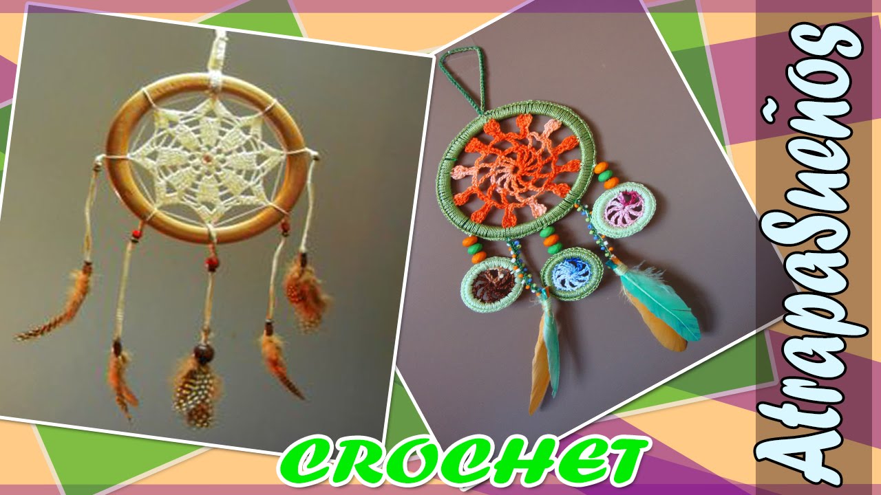 Atrapasue&ntilde;o - Mandala con Patrones Tejidos a Crochet