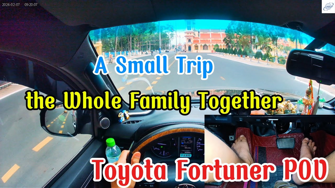 A Small Trip, the Whole Family Together | POV Toyota Fortuner Legender