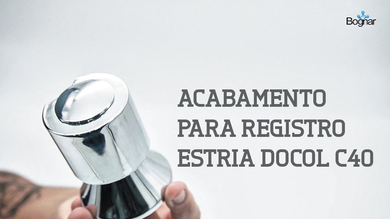 [ Unboxing ] Acabamento para Registro Estria Docol C40  - Bognar Metais