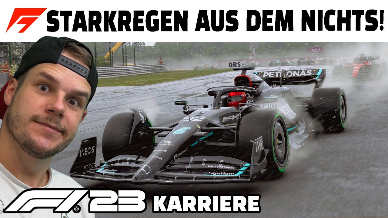 Plötzlich Starkregen aus dem Nichts! | F1 23 Mercedes KARRIERE #25 Ungarn GP