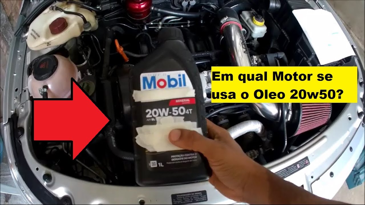 Óleo 20w50 serve para qual motor?
