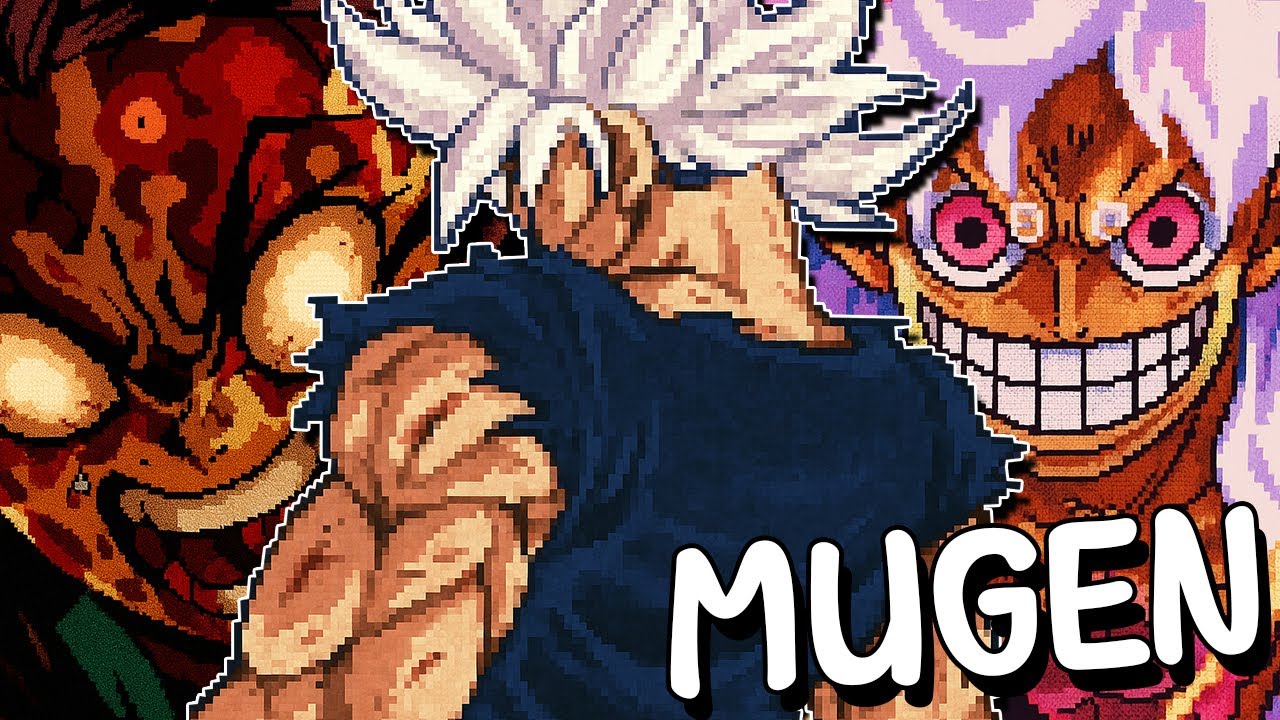FIZ UM TORNEIO DE PROTAGONISTAS DE ANIMES NO SEU AUGE NO MUGEN!! QUEM É O MAIS FORTE ?