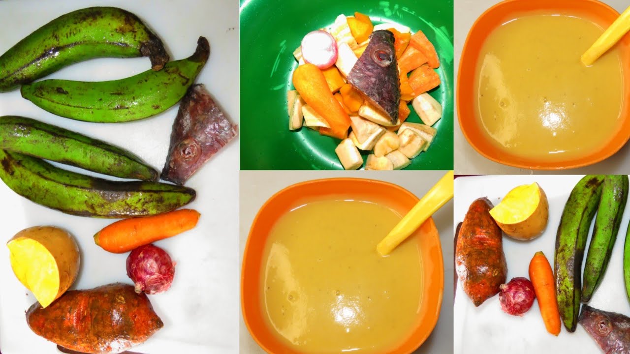 CHAKULA (lishe)CHA MTOTO KWANZIA MIEZI 6+ CHENYE MCHANGANYIKO WA KICHWA CHA SAMAKI