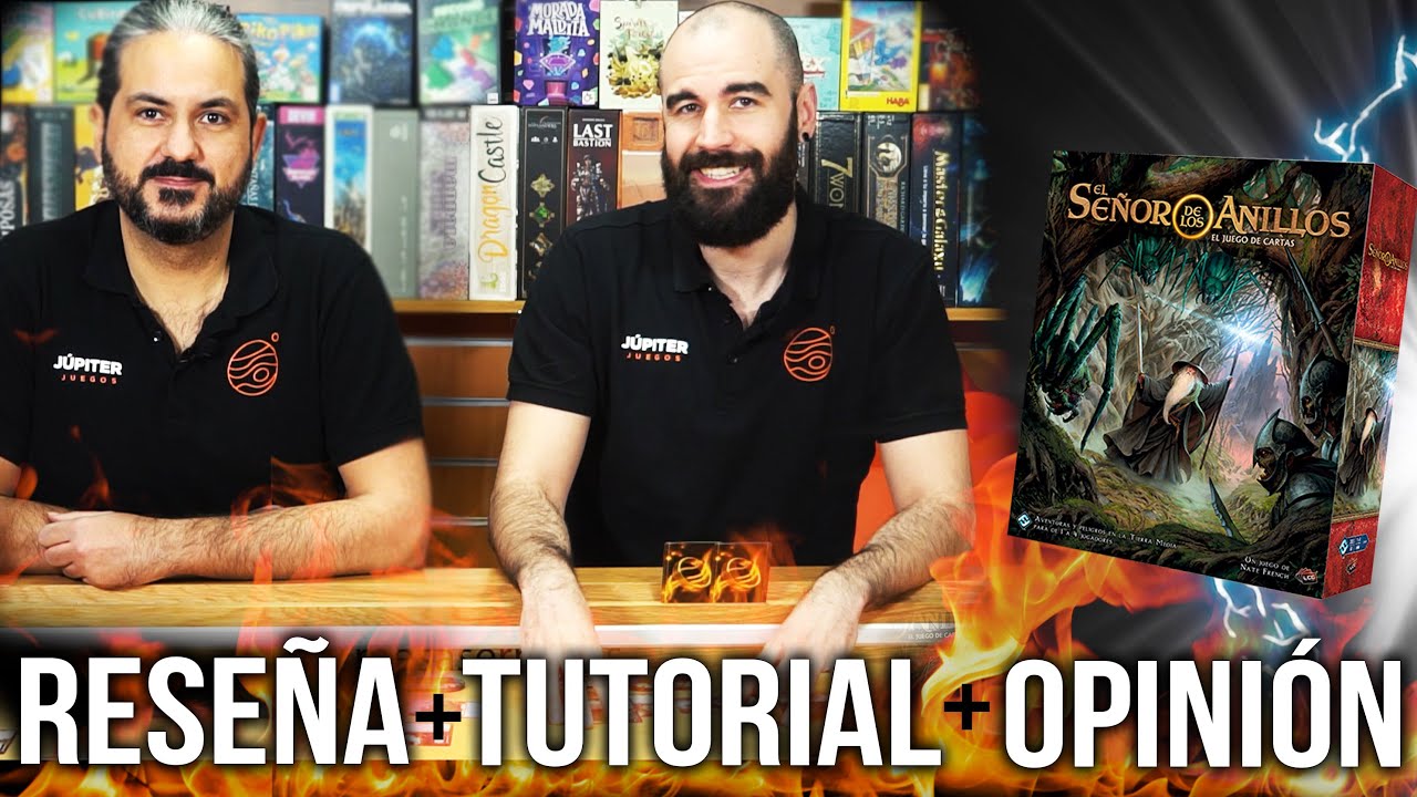 EL SEÑOR DE LOS ANILLOS:  El juego de cartas - Edición Revisada  RESEÑA+ TUTORIAL+PARTIDA+OPINIÓN