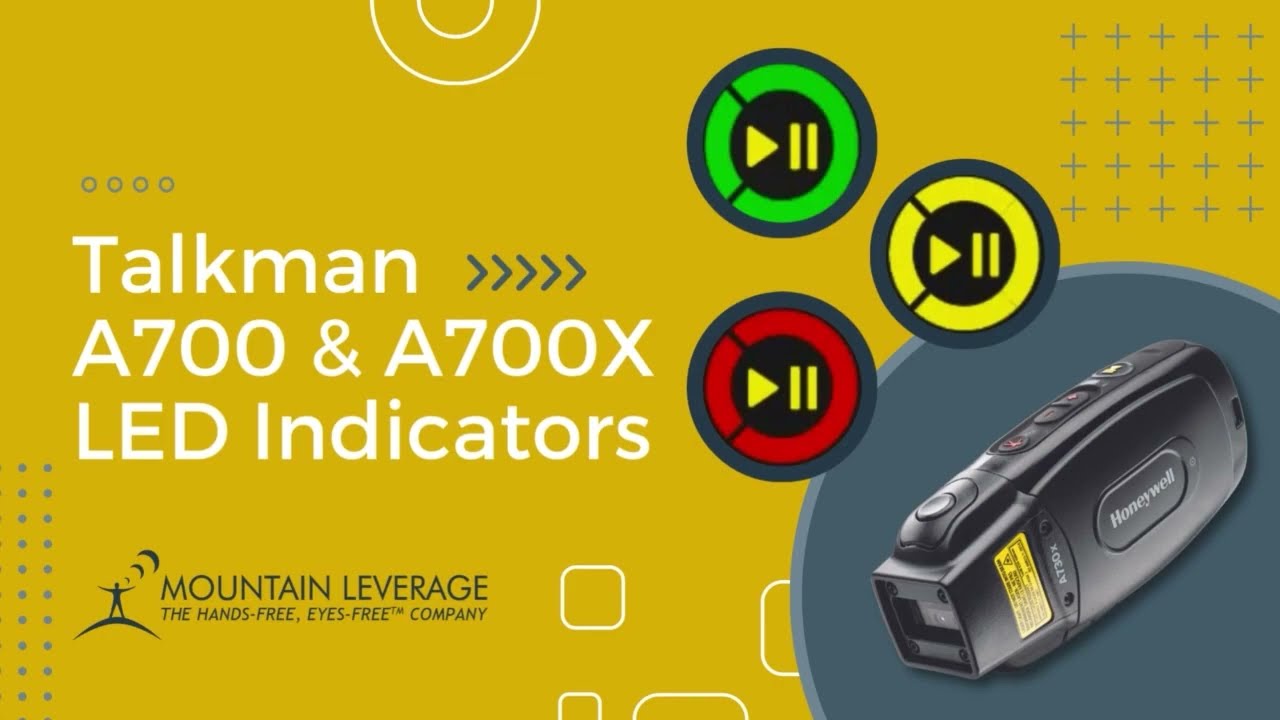 Talkman A700 & A700X Light Indicators