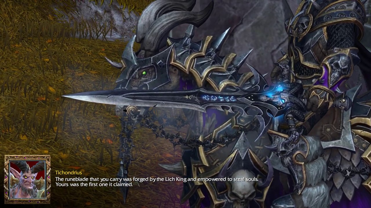 Warcraft 3 Reforged - Arthas meeting Tichondrius - Cutscene