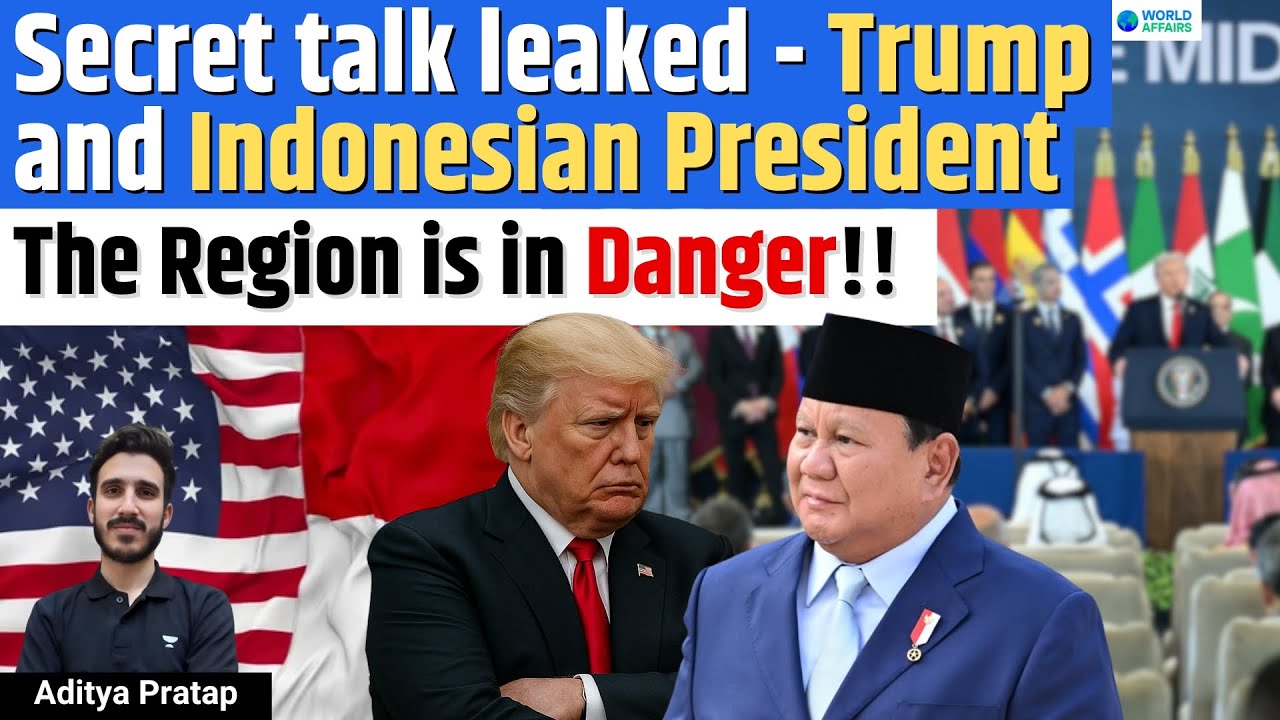 Hot Mic Scandal: Prabowo Subianto’s Private Talk with Donald Trump About Meeting Eric Trump