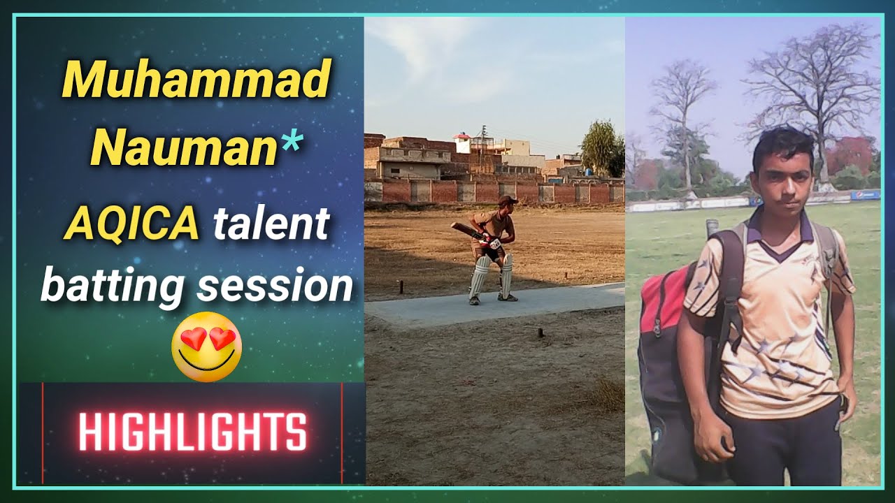 Abdul Qadir Cricket Academy old talent Muhammad Nauman batting session#8🏏😍. Cricket Planet.