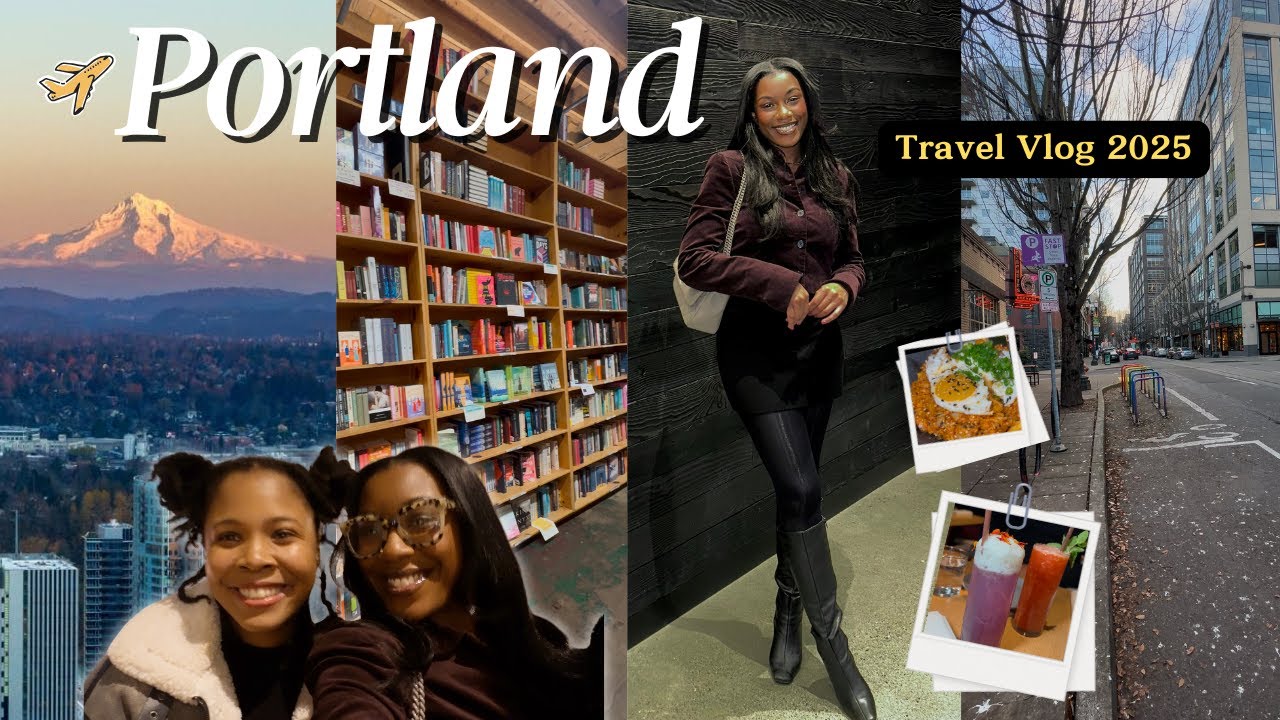 PORTLAND OR TRAVEL VLOG 2025 | Things to Do + Portland Restaurants + Mt. Hood + more!