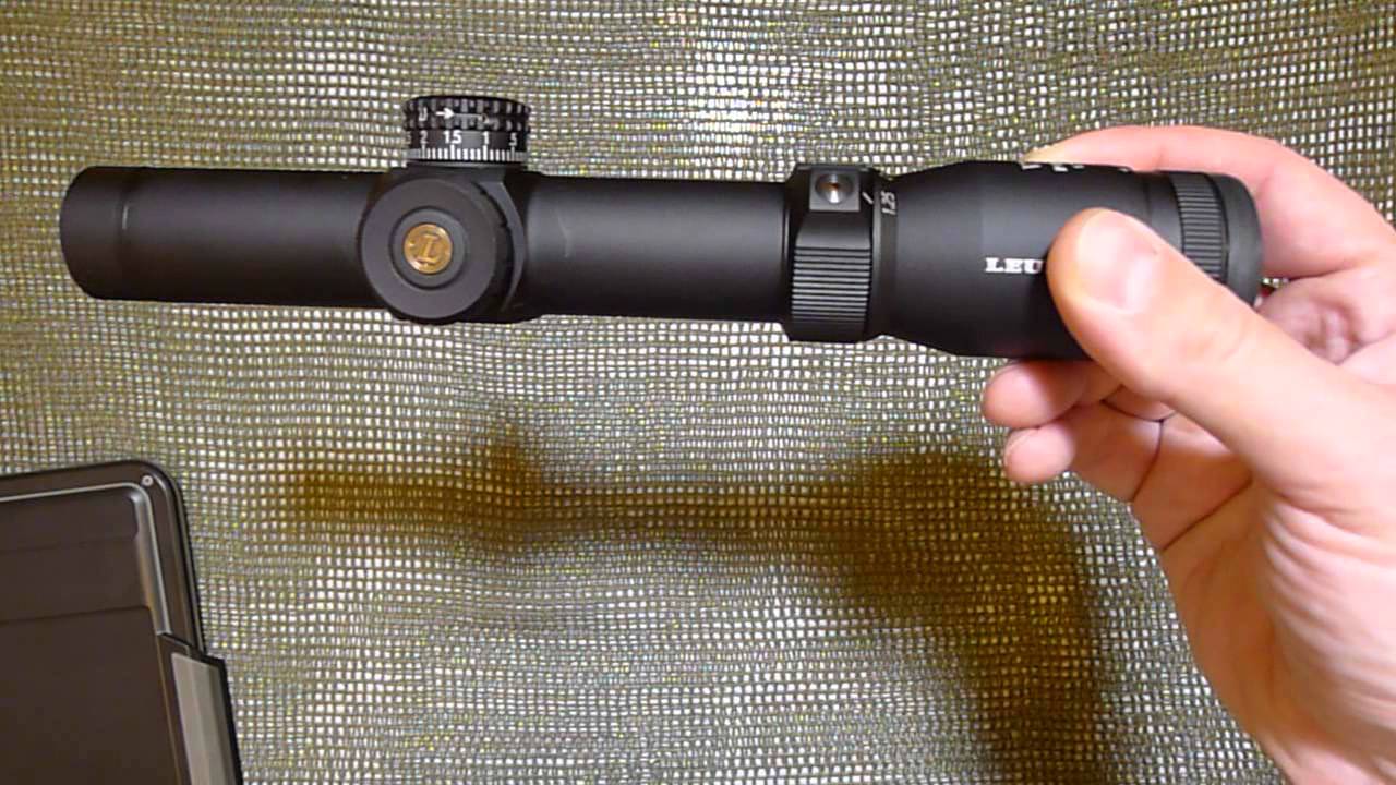 Видео обзор прицела LEUPOLD VX-R 1.25-4x20 Patrol Illuminated FireDot SPR.