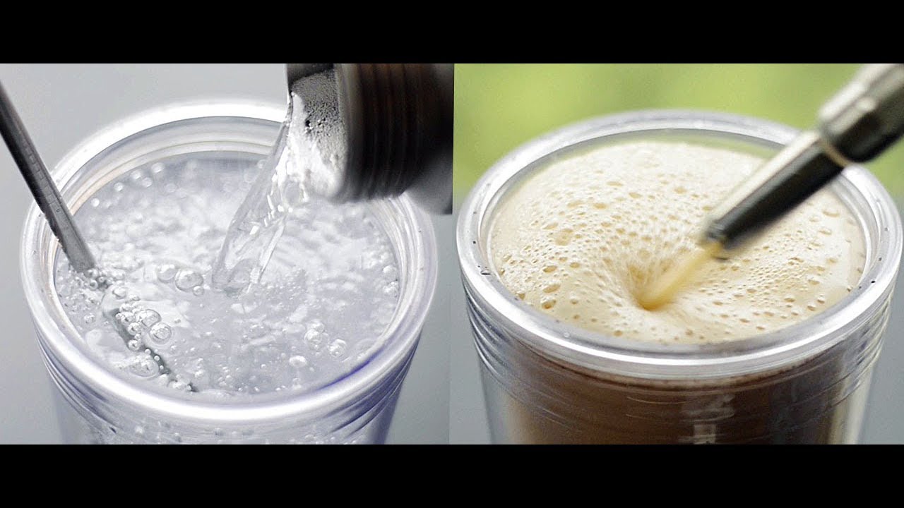 ASMR Making Soda Water and Nitro Coffee with One Whipped Cream Dispenser at Home
