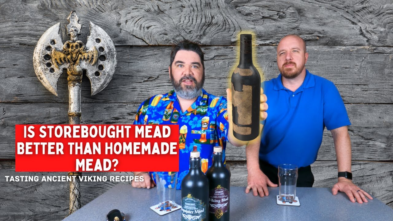 Is Storebought Mead Better Than Homemade Mead?  Tasting Ancient Viking Mead Recipes