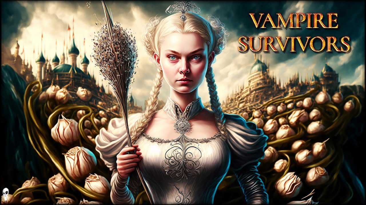 GARLIC Smells Like POWAAAH ?!?! Vampire Survivors!