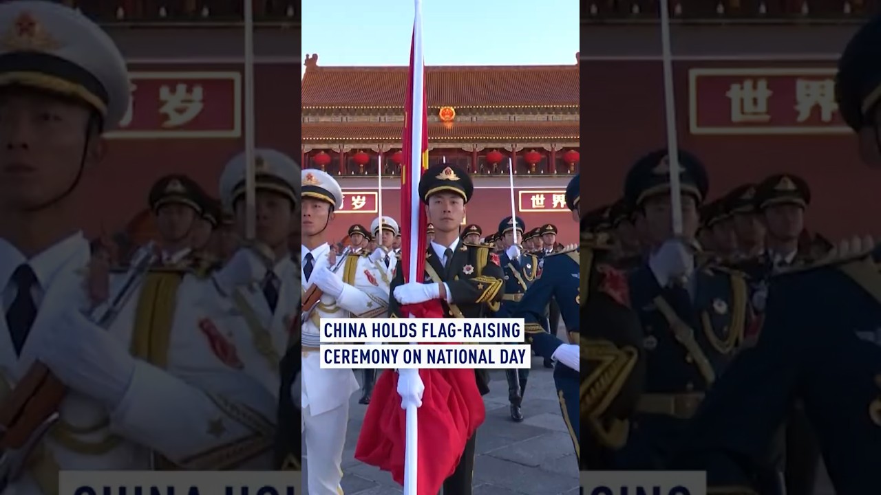 China holds flag-raising ceremony on National Day