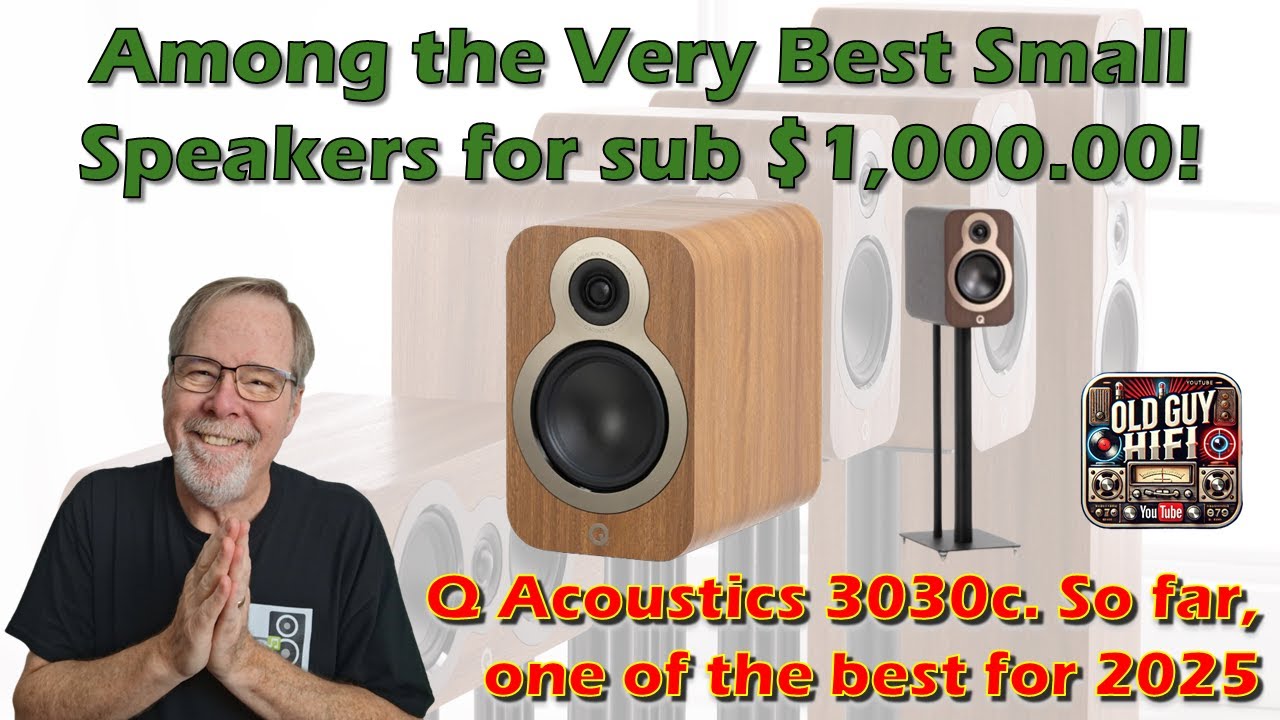 Among the Very Best Small Speakers for sub $1k! Q Acoustics 3030c. So far, one of the best for 2025