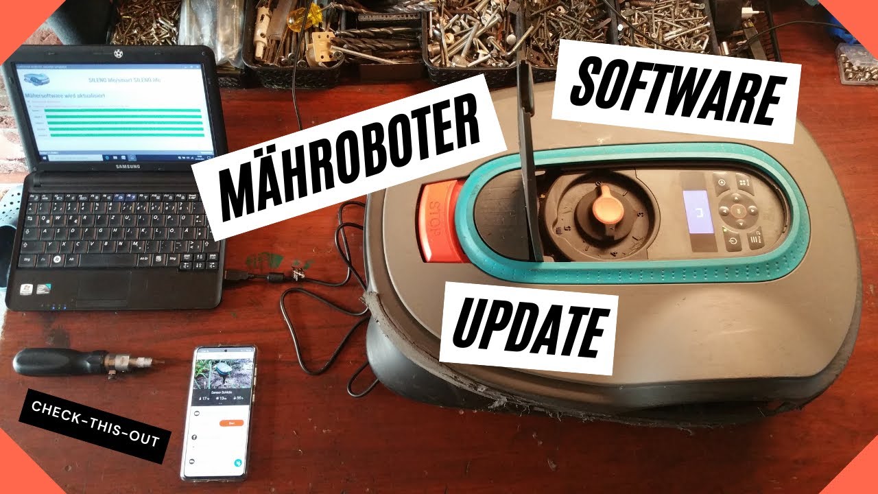 Mähroboter Software Update ( Sileno )