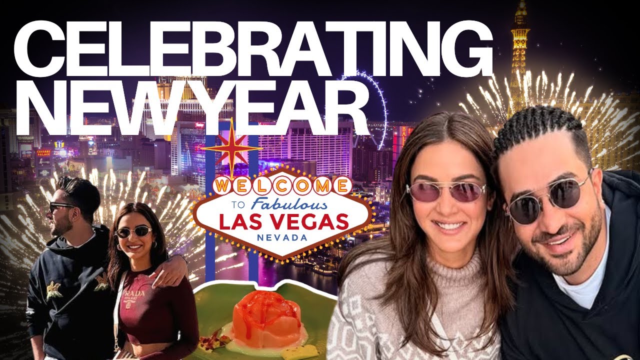 Celebrating New Year 2025 in Vegas US | Incredible Shows, Tasty Treats & Dazzling Fireworks