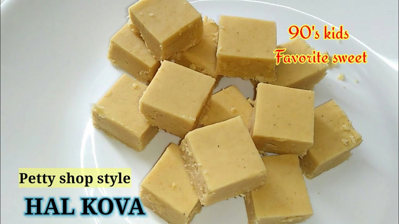 Halkova recipe without ghee  | 90's kids favourite sweet |  halkova recipe | Halkova recipe for kids