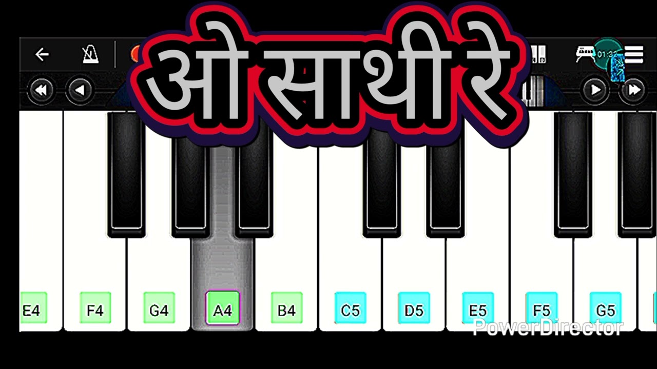 O Sathee Re - Hindi Song -Piano Cover -Mayur Music 
