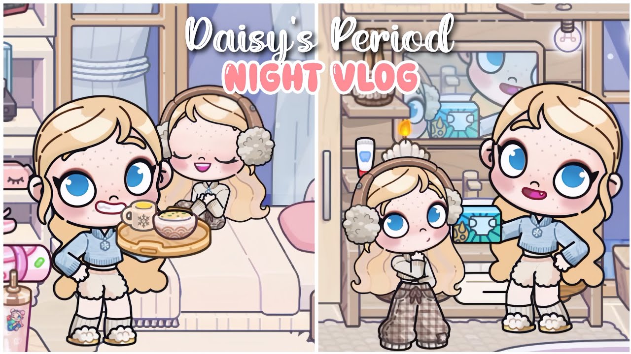 Daisy's Period Night Vlog 🤢🩸 | Avatar World | Pazu