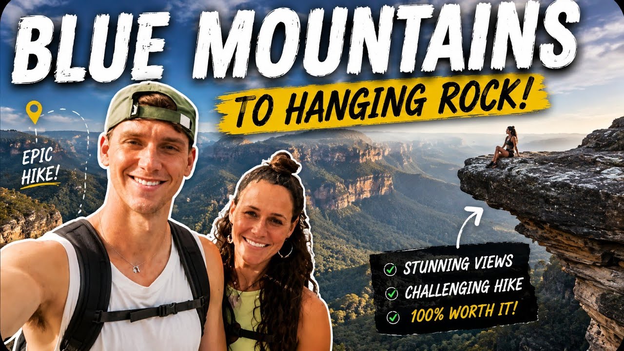 BLUE MOUNTAINS NSW- Hanging Rock & Lost City Hike
