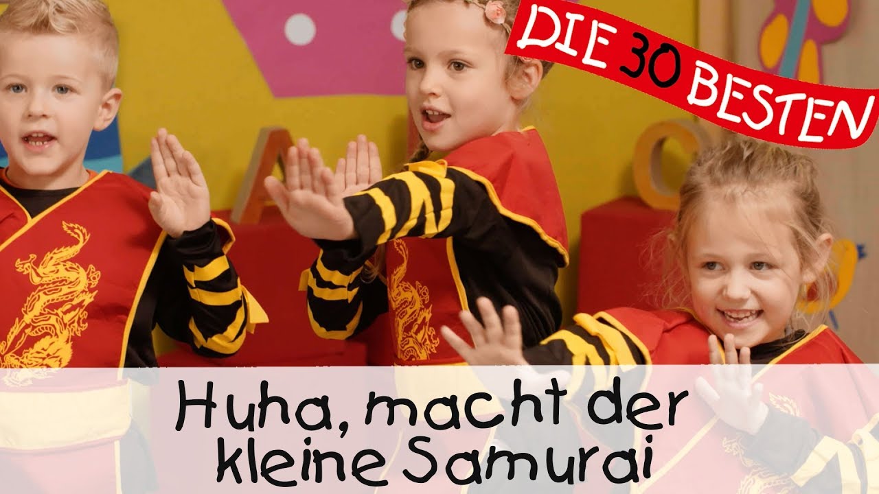 👩🏼 Huha, macht der kleine Samurai - Singen, Tanzen und Bewegen || Kinderlieder