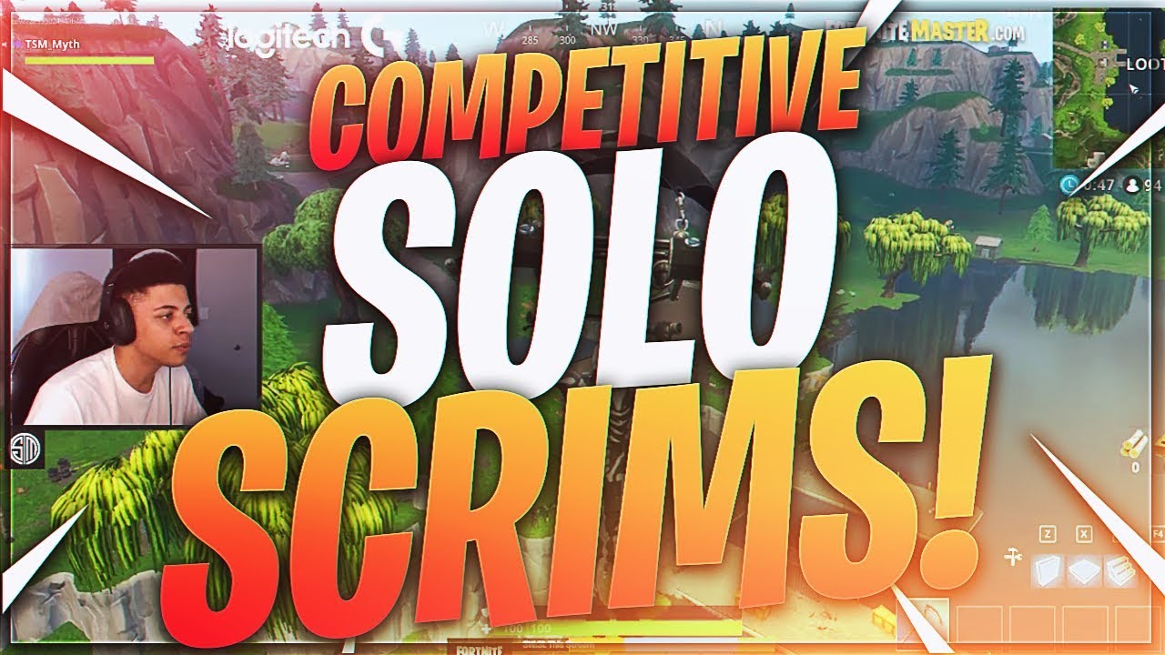 TSM Myth - SOLO QUEUE SCRIMS WITH STREAMERS!!! (Fortnite BR Full Match)