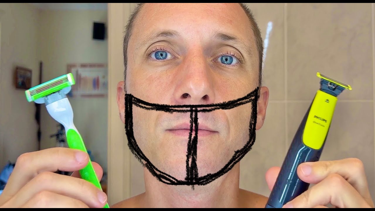 Razor Blades VS OneBlade Electric Shaver Shaving Comparison 4k