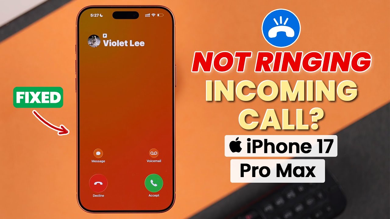 iPhone 17 Pro Max не звонит при входящих звонках? Вот решение!