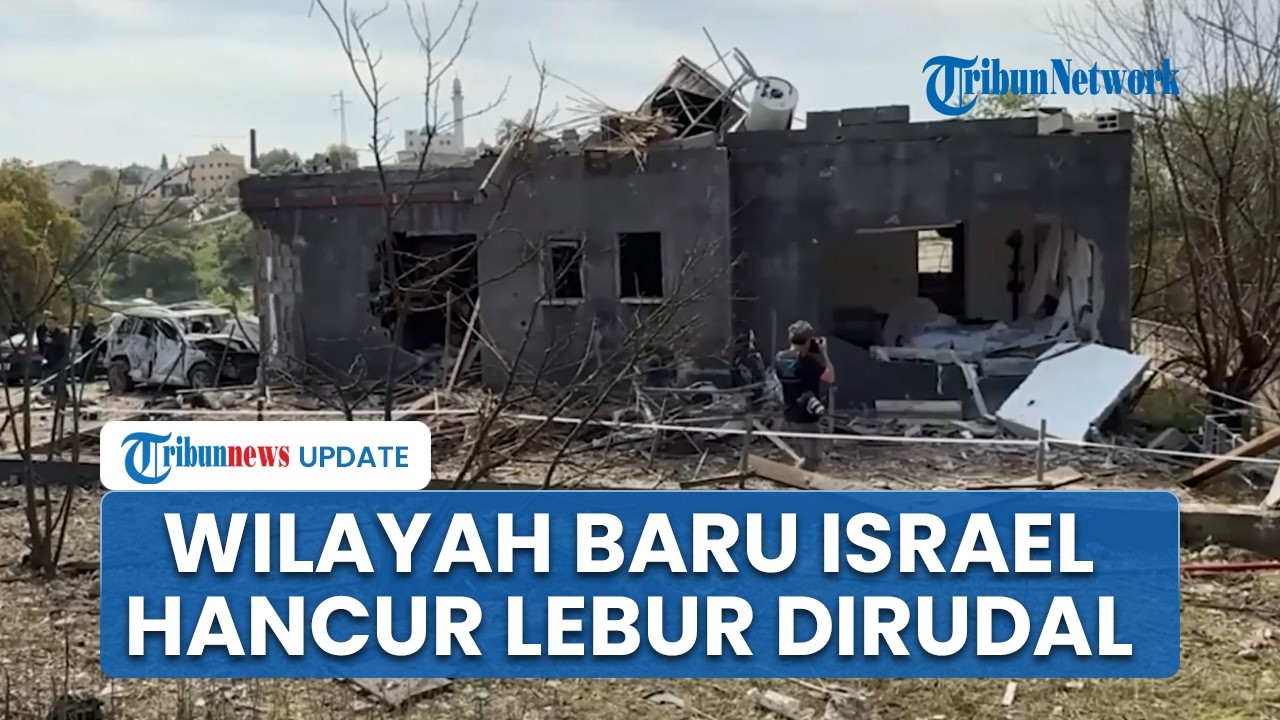 Iran-Hizbullah Serang Wilayah Baru Israel! Zarzir Hancur Lebur, Rumah Remuk, Warga Berjatuhan