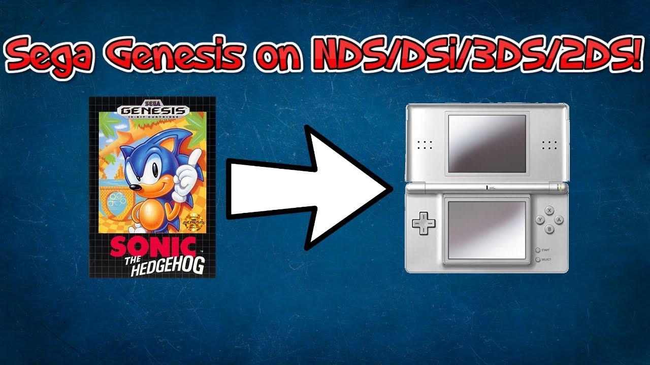 How to Play Sega Genesis Games on your NDS/DSi/3DS/2DS!